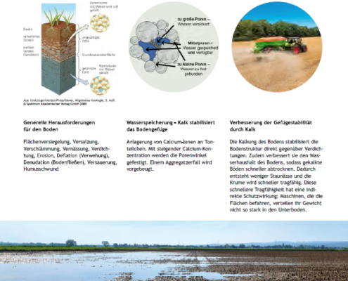Regenverdaulichkeit und Wasserspeichervermögen